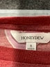 Honeydew Hearts Burgundy Pullover Sweater Size S - photo 7