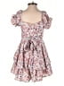 Altar'd State 100% Polyester Floral Pink Ivory Romper Size S - photo 2
