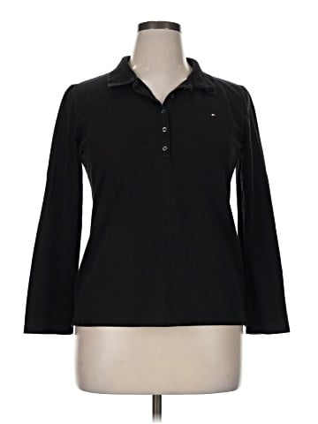 Tommy Hilfiger 3/4 Sleeve Button-Down Shirt (view 1)
