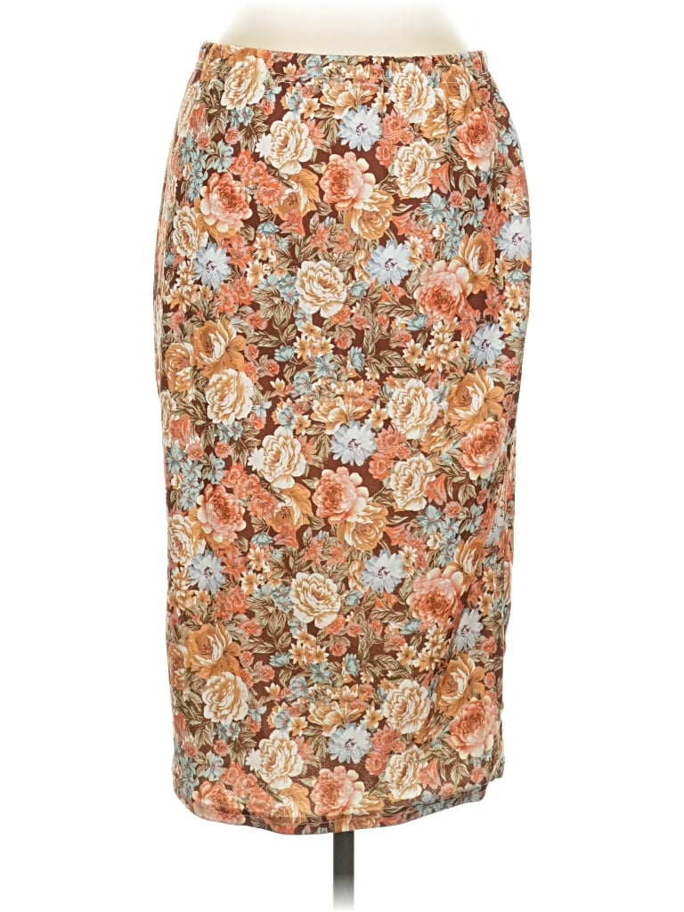Pre-owned Shein Formal Skirt In Tan
