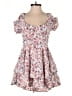 Altar'd State 100% Polyester Floral Pink Ivory Romper Size S - photo 1