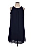 By & By 100% Polyester Solid Blue Casual Dress Size L - photo 1