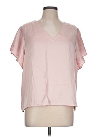 Karen Kane Short Sleeve Blouse (view 1)