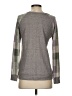 Staccato Plaid Gray Pullover Sweater Size S - photo 2
