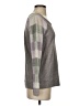 Staccato Plaid Gray Pullover Sweater Size S - photo 4
