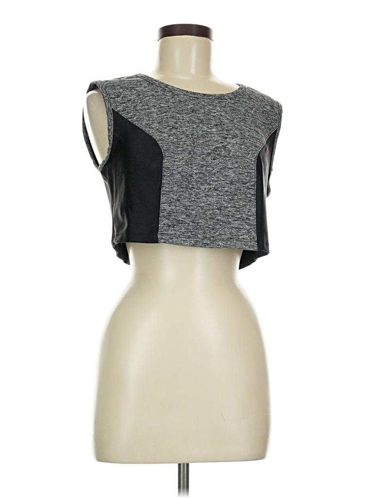 Pre-owned Live The Process Sleeveless T-shirt In Gray