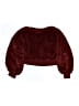 Nordstrom 100% Polyester Burgundy Cardigan Size 8 - 10 - photo 1