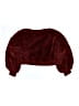 Nordstrom 100% Polyester Burgundy Cardigan Size 8 - 10 - photo 2