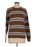 Brandy Melville Stripes Brown Pullover Sweater Size L (estimated) - photo 1
