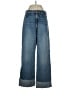 Zara Chevron-herringbone Blue Jeans Size 4 - photo 1