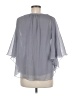 Express 100% Polyester Gray 3/4 Sleeve Blouse Size M - photo 2