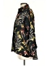 Elan 100% Polyester Floral Black Long Sleeve Blouse Size S - photo 5
