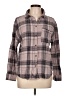 Active USA 100% Cotton Plaid Brown Long Sleeve Button-Down Shirt Size L - photo 1