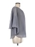 Express 100% Polyester Gray 3/4 Sleeve Blouse Size M - photo 4