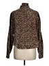 Bibi 100% Cotton Animal Print Brown Jacket Size M - photo 2