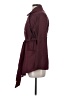 Forever 21 100% Polyester Burgundy Trenchcoat Size 2 - photo 5