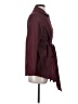 Forever 21 100% Polyester Burgundy Trenchcoat Size 2 - photo 4