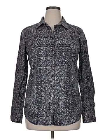 Ann Taylor Long Sleeve Button-Down Shirt (view 1)