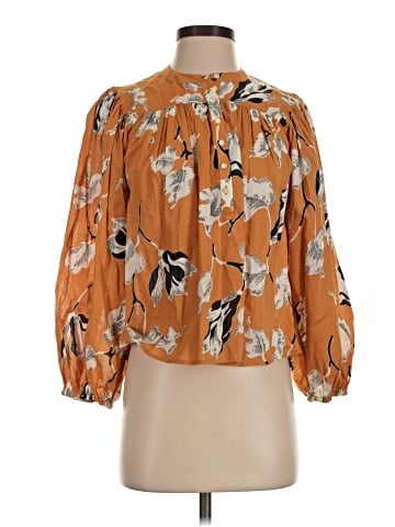 The Great. 3/4 Sleeve Blouse (view 1)