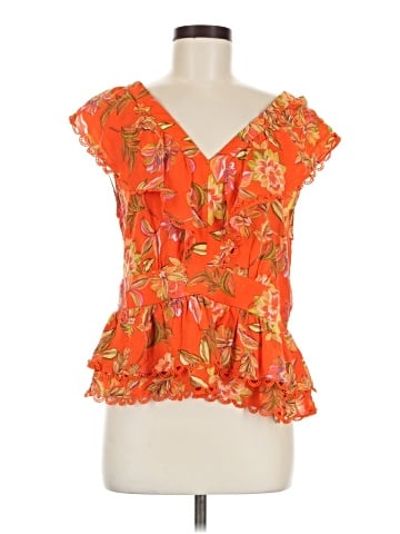 Rose + Olive Sleeveless Blouse (view 1)