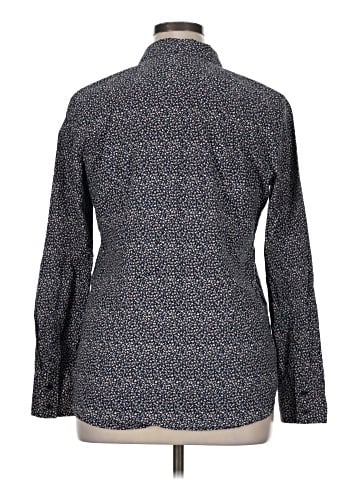 Ann Taylor Long Sleeve Button-Down Shirt (view 2)