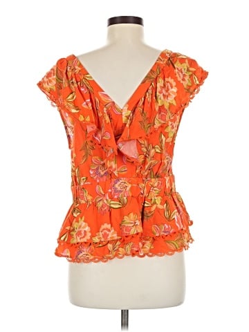 Rose + Olive Sleeveless Blouse (view 2)