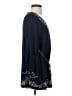 Double Zero 100% Rayon Blue 3/4 Sleeve Blouse Size S - photo 4