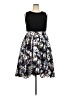 SLNY Floral Black Cocktail Dress Size 18 - photo 1