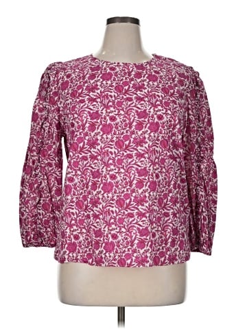 Liberty Art Fabrics for J.Crew 3/4 Sleeve Blouse (view 1)