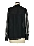 Ann Taylor 100% Polyester Black Long Sleeve Blouse Size M - photo 2
