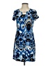 Notations Print Blue Casual Dress Size S (petite) - photo 1