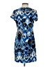 Notations Print Blue Casual Dress Size S (petite) - photo 2