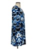 Notations Print Blue Casual Dress Size S (petite) - photo 4