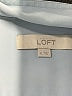 Ann Taylor LOFT 100% Polyester Solid Blue 3/4 Sleeve Blouse Size XL - photo 7
