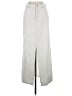 MNG Gray White Denim Skirt Size S - photo 1
