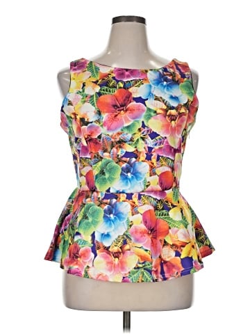 Dots Sleeveless Blouse (view 1)