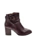 Cloudwalkers 100% Leather Burgundy Ankle Boots Size 9 - photo 1