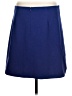 Ann Taylor LOFT Solid Blue Casual Skirt Size L - photo 2