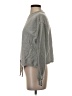 Lou & Grey 100% Cotton Gray Pullover Sweater Size S - photo 5