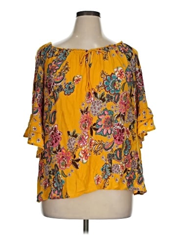 BILA 3/4 Sleeve Blouse (view 1)