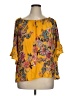 BILA 100% Rayon Yellow 3/4 Sleeve Blouse Size XL - photo 1