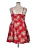 Dots 100% Cotton Red Cocktail Dress Size XL - photo 2