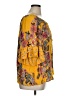 BILA 100% Rayon Yellow 3/4 Sleeve Blouse Size XL - photo 4