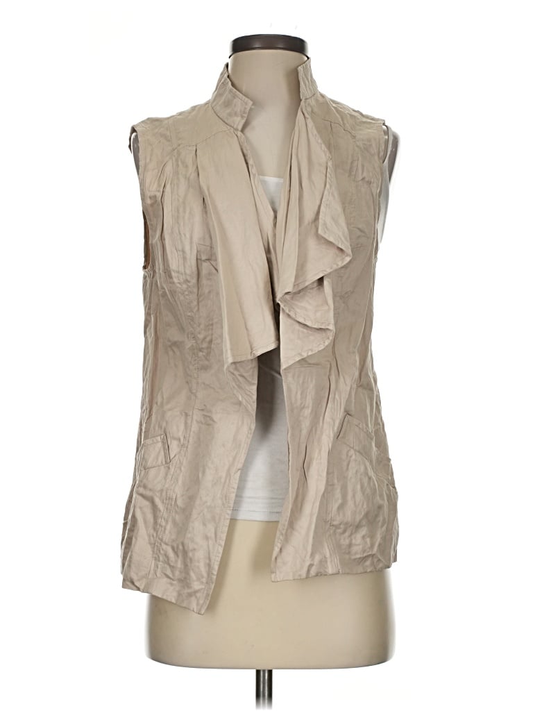 Pre-owned Chico's Sleeveless Blouse In Tan