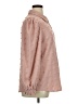 Unbranded Polka Dots Pink Tan Long Sleeve Blouse Size XL - photo 4