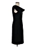 Calvin Klein Solid Black Cocktail Dress Size 4 - photo 4