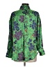 Industry 100% Polyester Floral Green 3/4 Sleeve Blouse Size M - photo 2