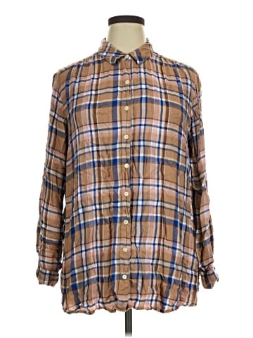 Style&Co 3/4 Sleeve Button-Down Shirt (view 1)
