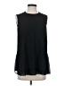 H&M 100% Polyester Black Sleeveless Blouse Size S - photo 1