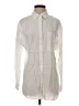 Crescent Ivory Long Sleeve Button-Down Shirt Size XS - photo 1